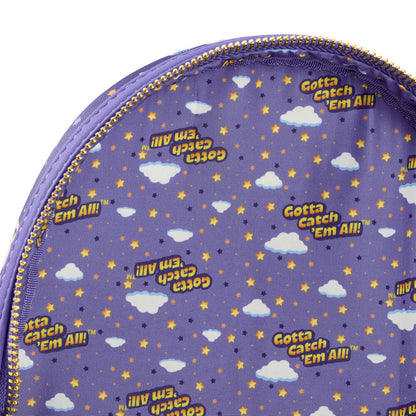 Mochila Sleeping Pikachu and Friends Pokemon Loungefly 26cm  