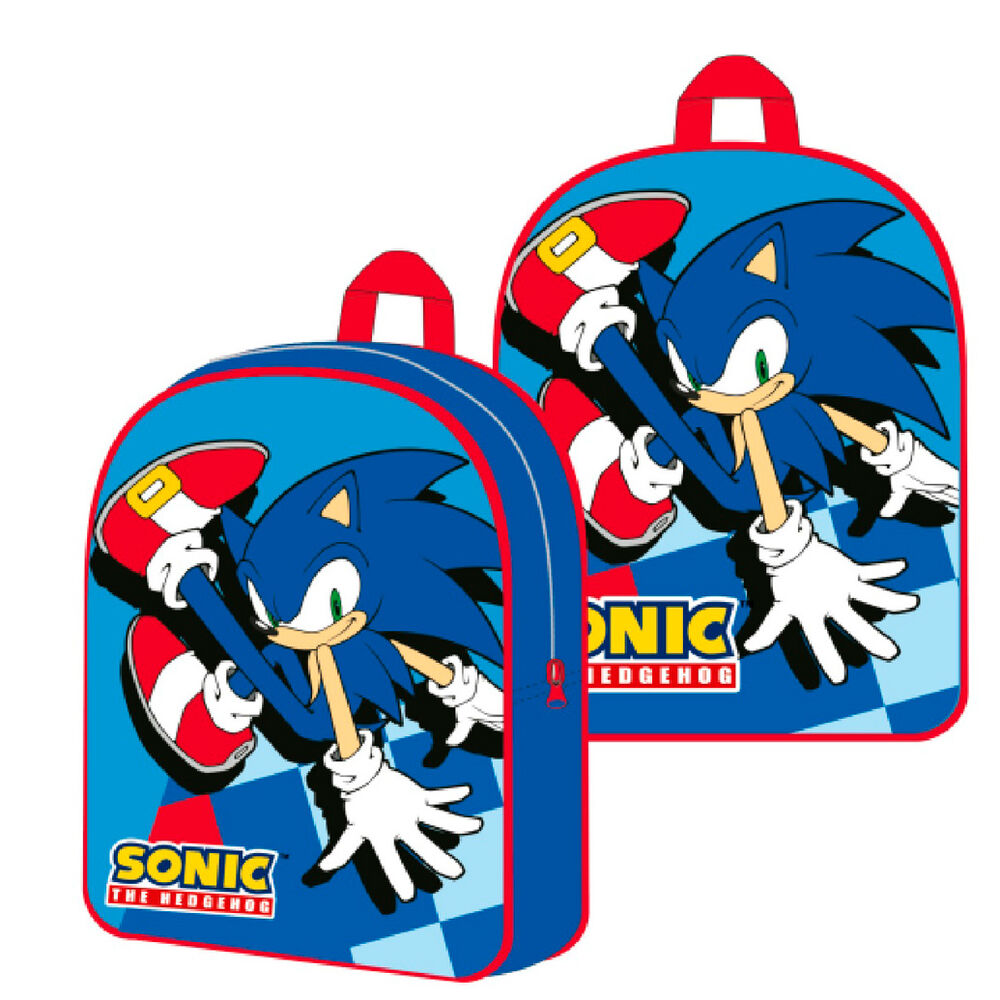 Mochila Sonic the Hedgehog 30cm   SEGA