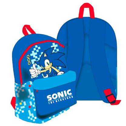 Mochila Sonic the Hedgehog 40cm   SEGA