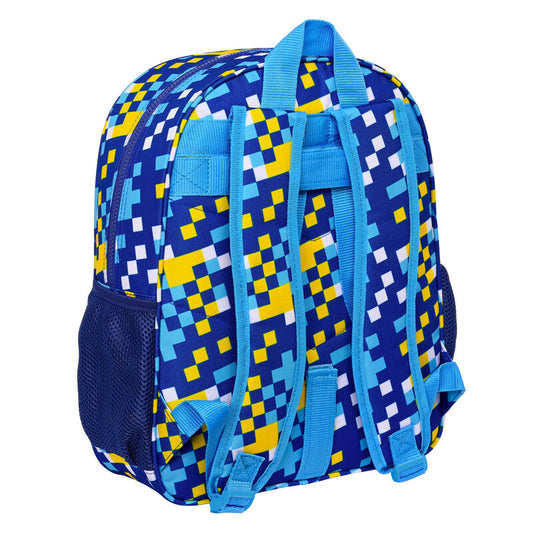 Mochila Speed Sonic The Hedgehog 38cm adaptable  