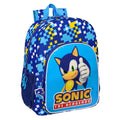 Mochila Speed Sonic The Hedgehog 42cm adaptable   SAFTA