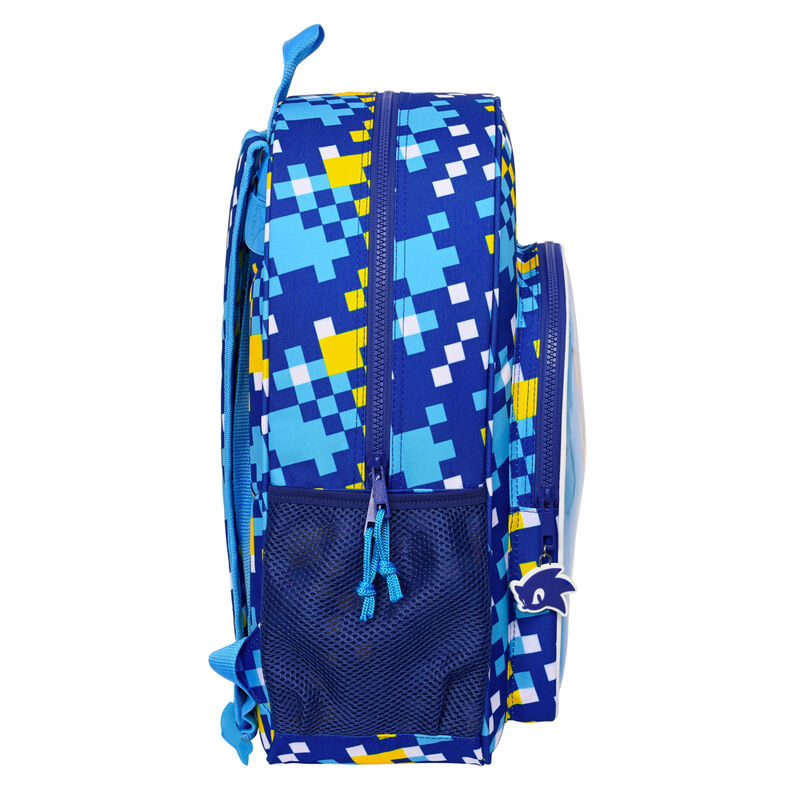 Mochila Speed Sonic The Hedgehog 42cm adaptable   SAFTA