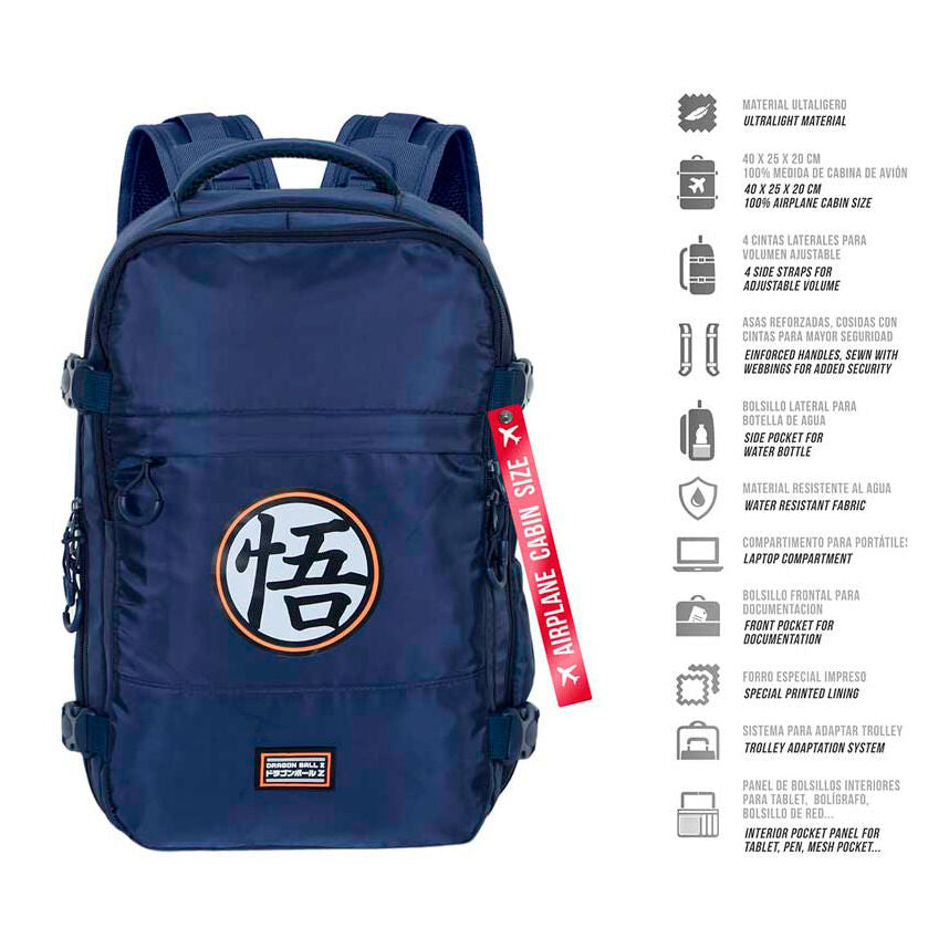 Mochila Symbol Dragon Ball Z 40cm   KARACTERMANIA