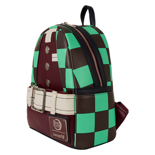 Mochila Tanjiro Kamado Demon Slayer Kimetsu no Yaiba Loungefly 26cm  