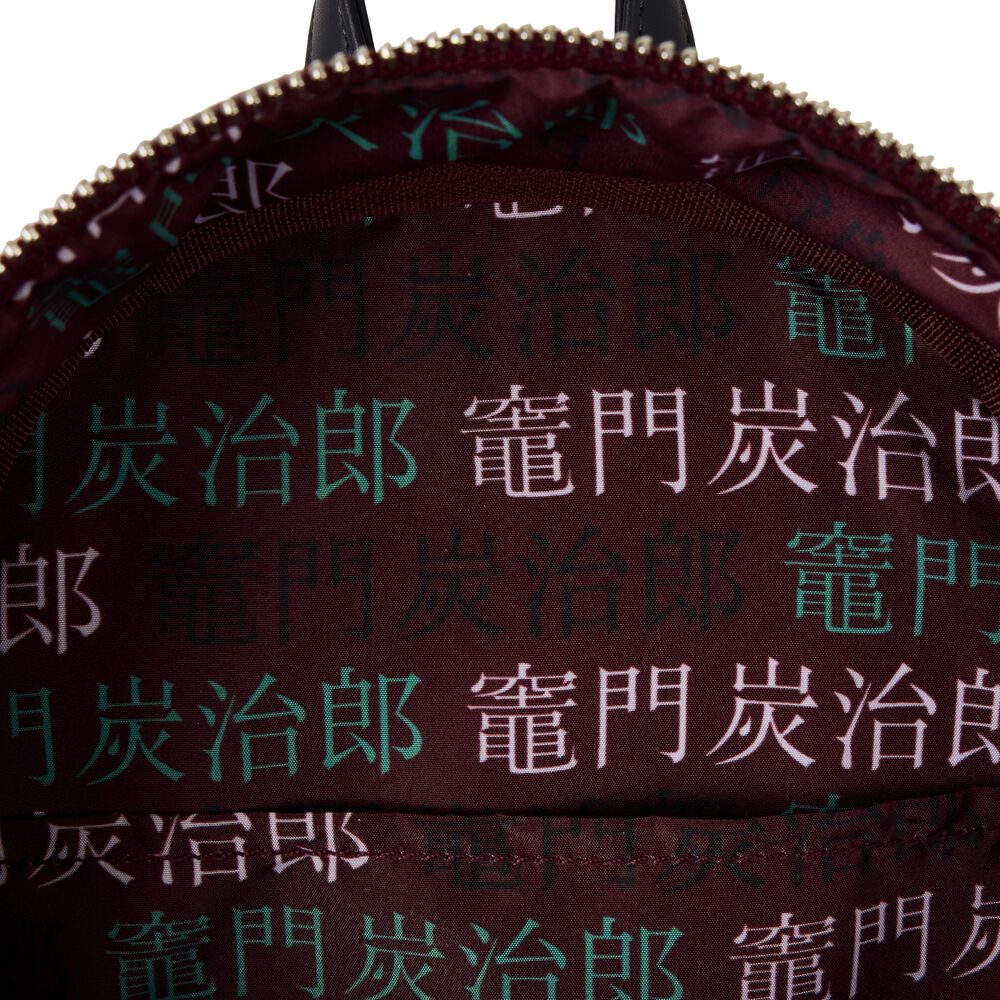 Mochila Tanjiro Kamado Demon Slayer Kimetsu no Yaiba Loungefly 26cm   LOUNGEFLY