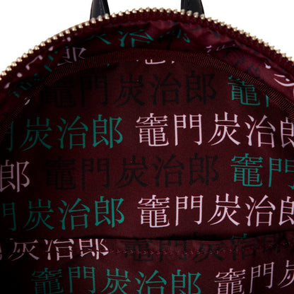 Mochila Tanjiro Kamado Demon Slayer Kimetsu no Yaiba Loungefly 26cm  