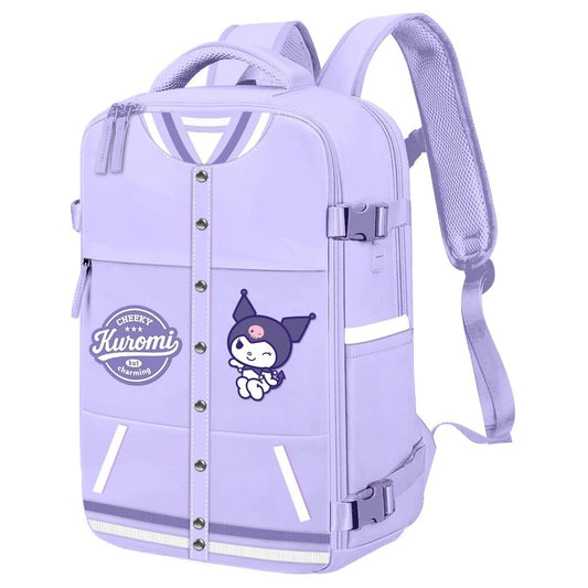 Mochila Varsity Kuromi Hello Kitty and Friends 40cm  