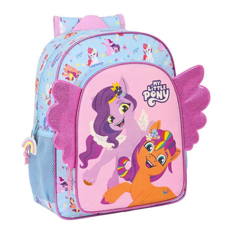 Mochila Wild & Free My Little Pony 38cm adaptable   SAFTA