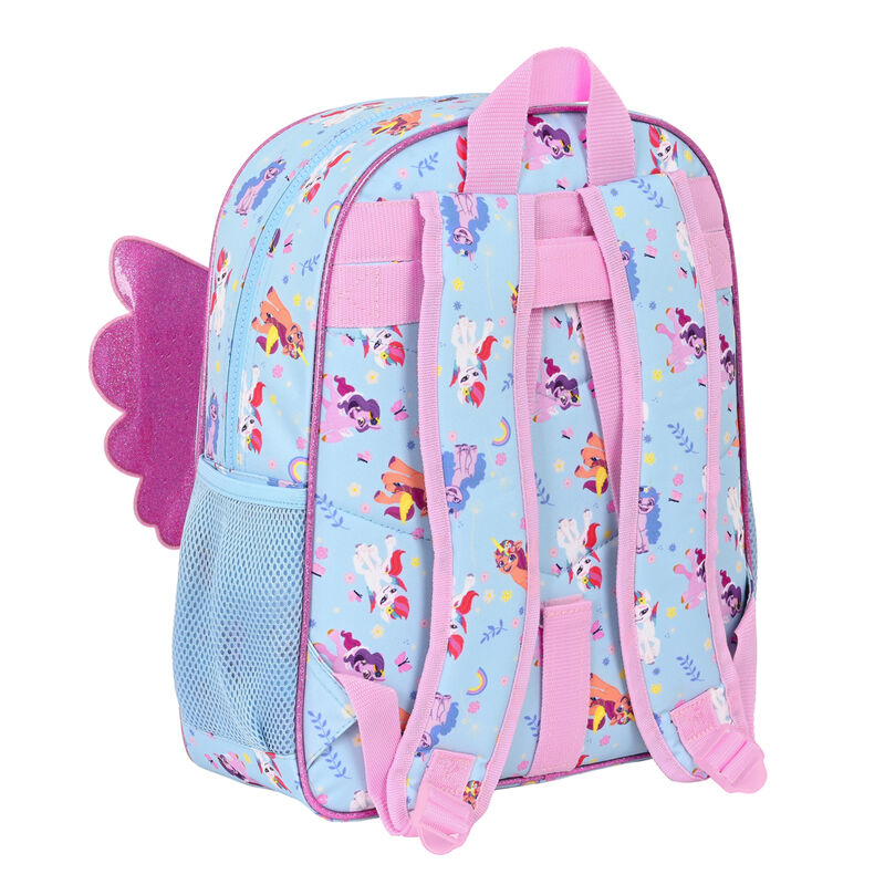 Mochila Wild & Free My Little Pony 38cm adaptable   SAFTA