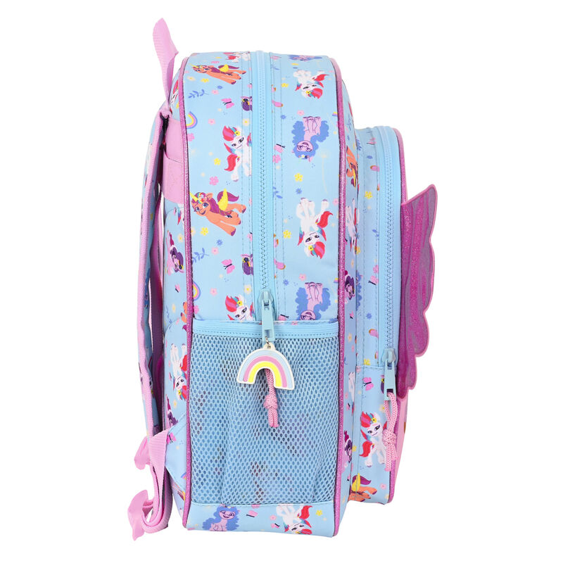Mochila Wild & Free My Little Pony 38cm adaptable   SAFTA
