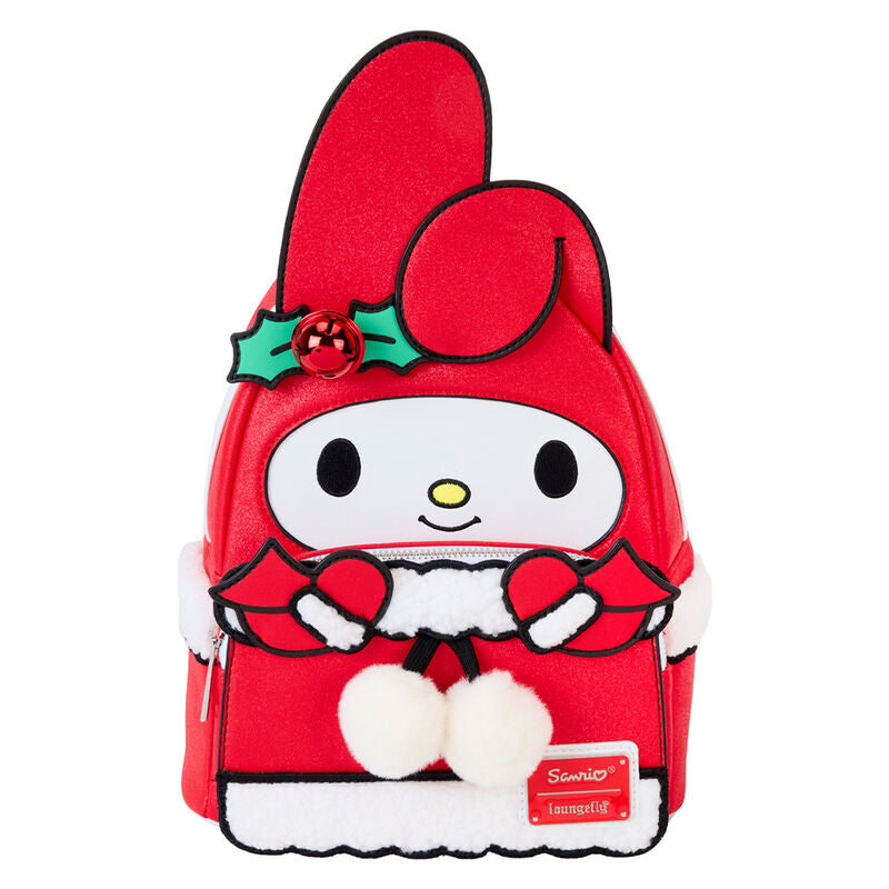 Mochila Winter My Melody Sanrio Loungefly 26cm   LOUNGEFLY