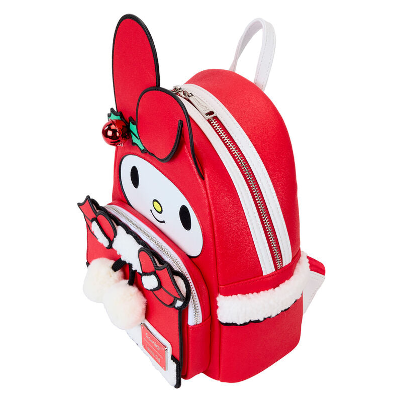 Mochila Winter My Melody Sanrio Loungefly 26cm   LOUNGEFLY