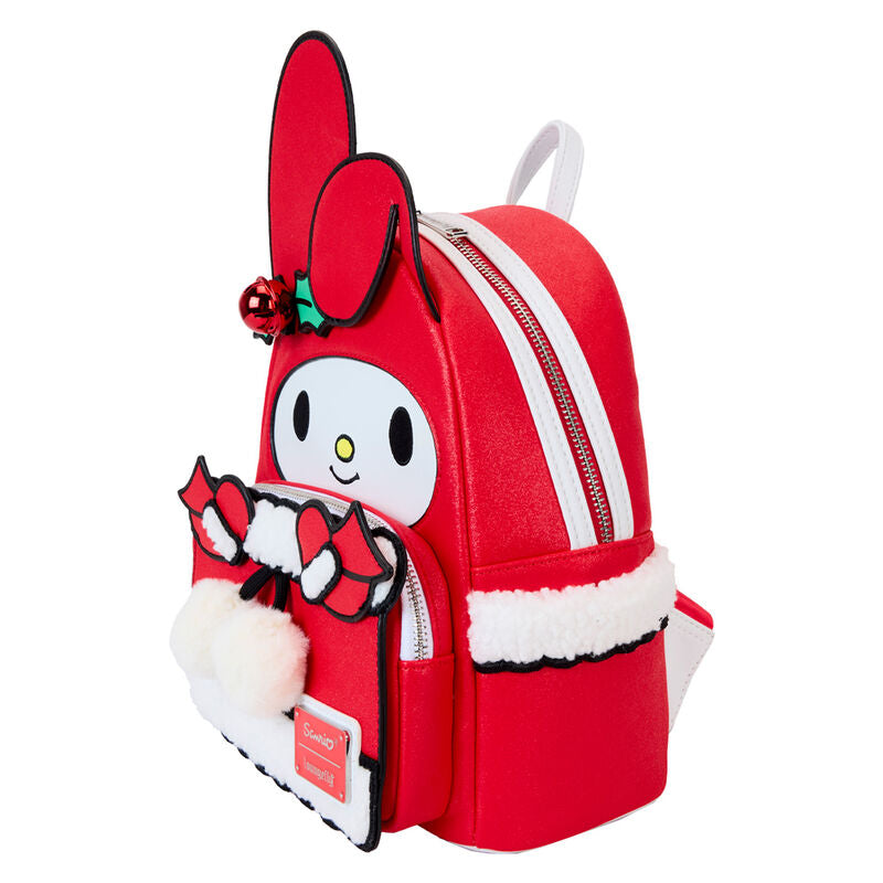 Mochila Winter My Melody Sanrio Loungefly 26cm   LOUNGEFLY