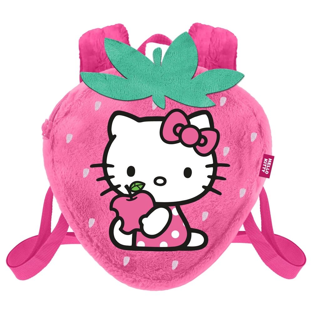 Mochila peluche Fresa Hello Kitty   KARACTERMANIA