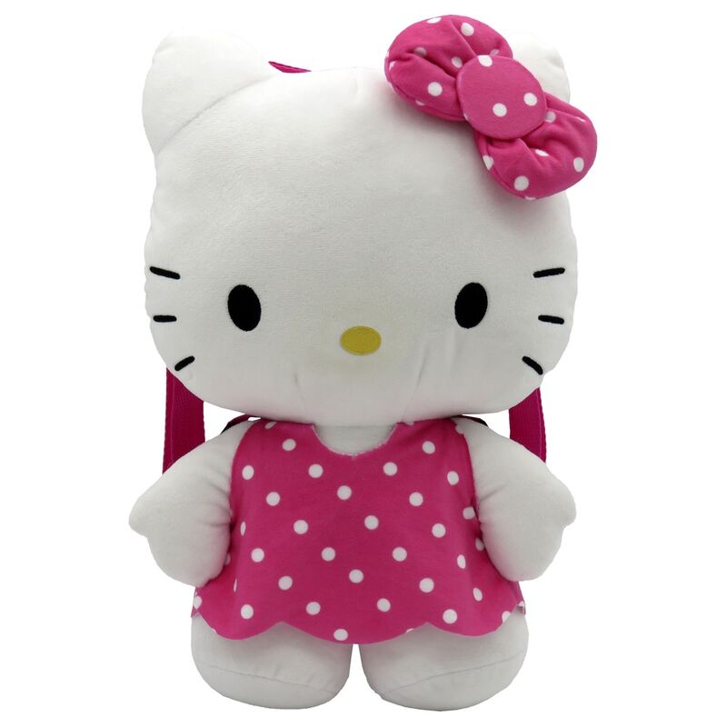 Mochila peluche Hello Kitty rosa 35cm   CYP BRANDS