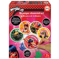 Mosaicos de Brillantes Prodigiosa Ladybug   EDUCA BORRAS