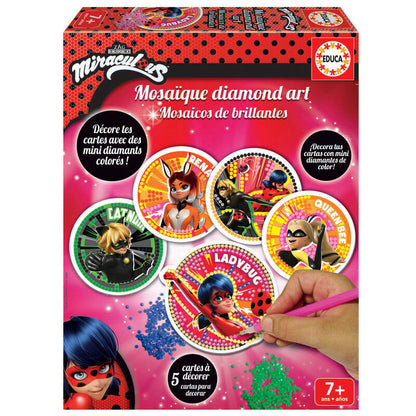 Mosaicos de Brillantes Prodigiosa Ladybug   EDUCA BORRAS