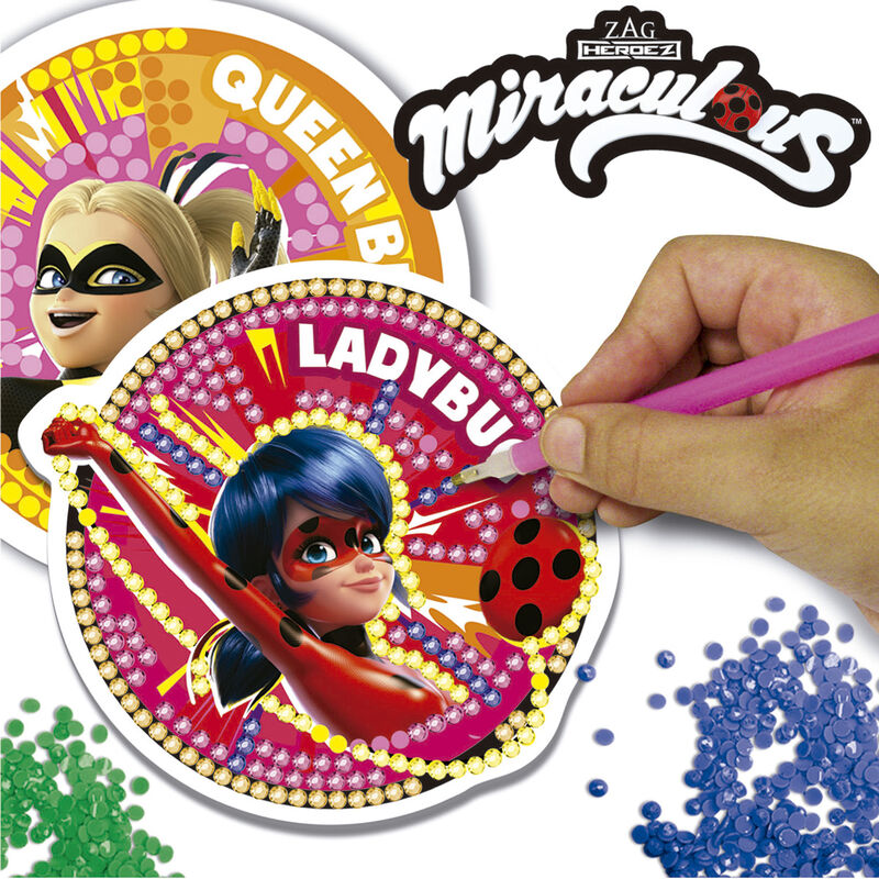 Mosaicos de Brillantes Prodigiosa Ladybug   EDUCA BORRAS