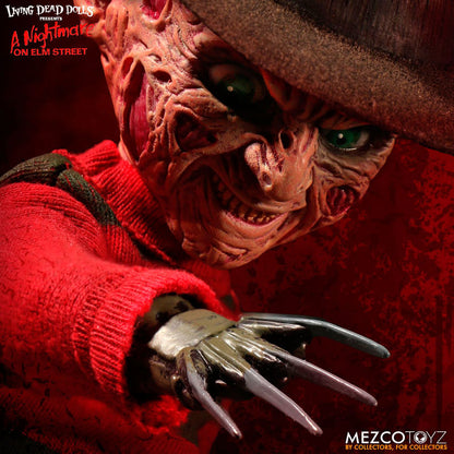 Muñeco parlante Freddy Krueger A Nightmare on ELM Street 25cm ingles   MEZCO TOYZ