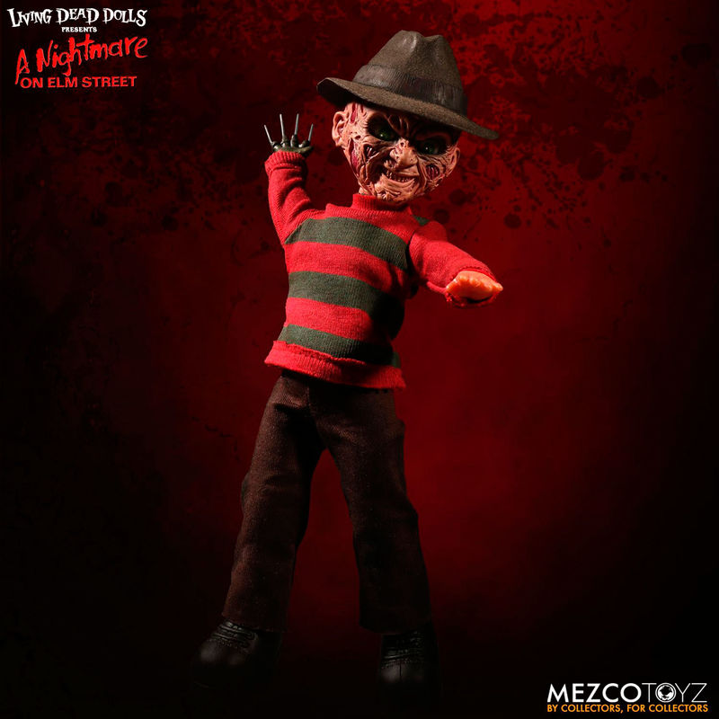 Muñeco parlante Freddy Krueger A Nightmare on ELM Street 25cm ingles   MEZCO TOYZ