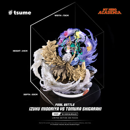 My Hero Academia Izuku Midoriya vs Tomura Shigaraki Final Battle Tsume 1/6 HQS Dioramax
