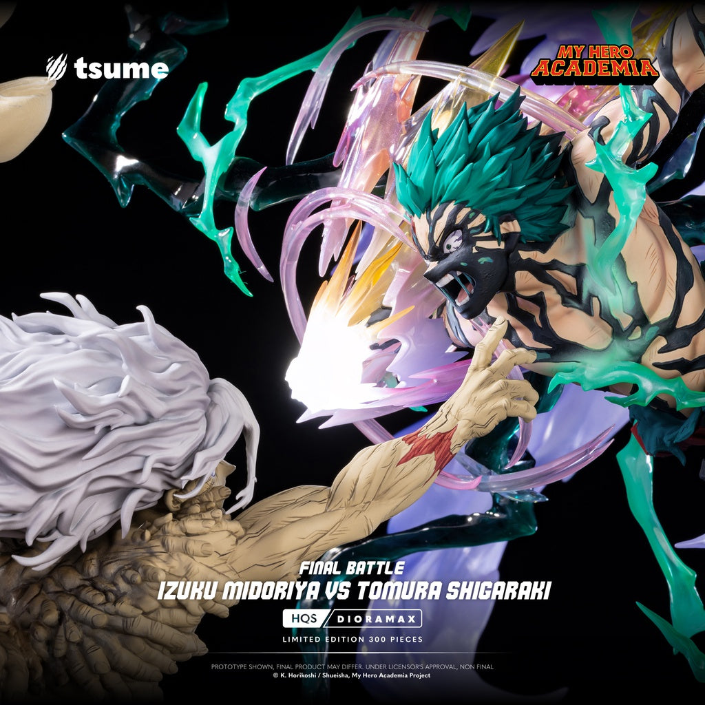 My Hero Academia Izuku Midoriya vs Tomura Shigaraki Final Battle Tsume 1/6 HQS Dioramax