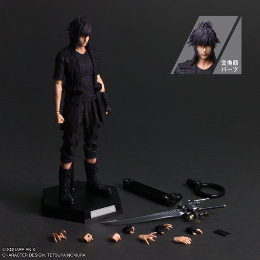 NOCTIS LUCIS CAELUM ACTION FIGURA 27 CM FINAL FANTASY XV PLAY ARTS SHIN  