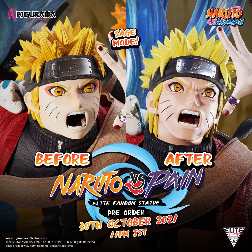 Naruto Diorama Elite Fandom 1/6 Naruto vs. Pain 69 cm   Figurama Collectors