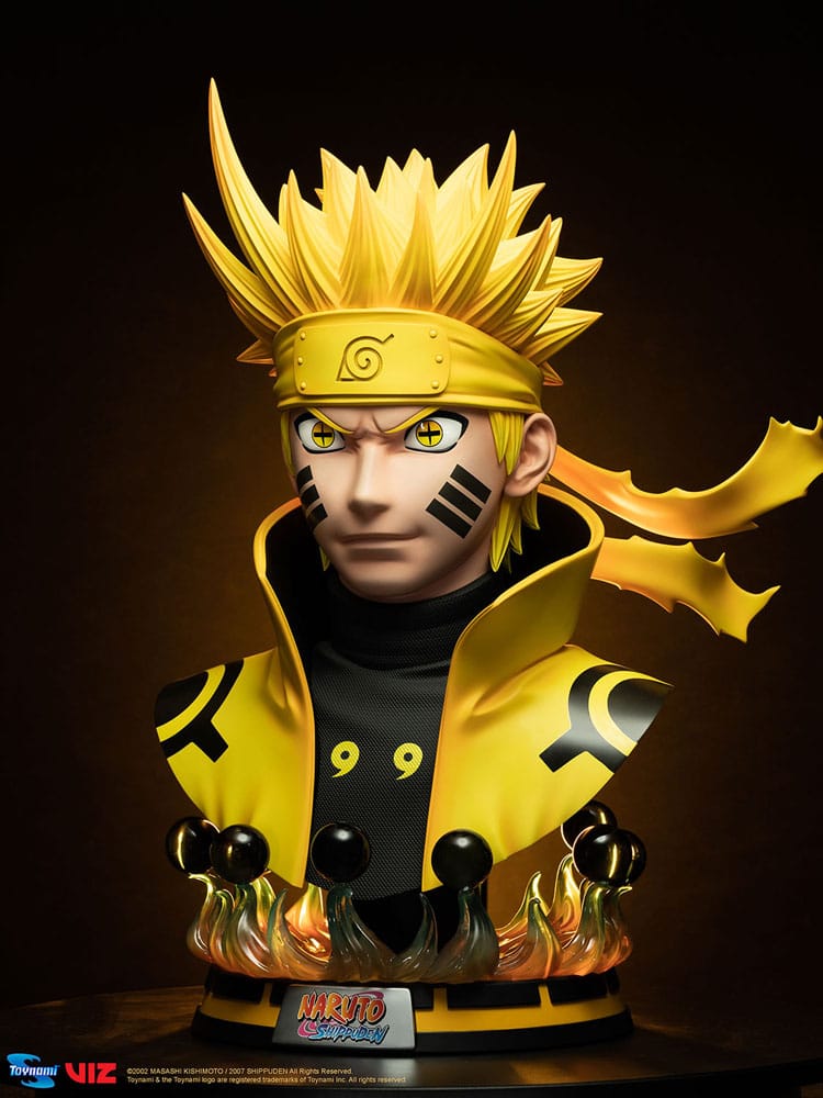 Naruto Shippuden Estatua Busto 1/1 Naruto Los Seis Caminos Modo Sabio 61 cm   Toynami
