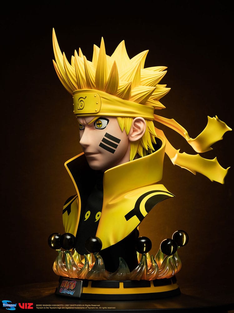 Naruto Shippuden Estatua Busto 1/1 Naruto Los Seis Caminos Modo Sabio 61 cm   Toynami