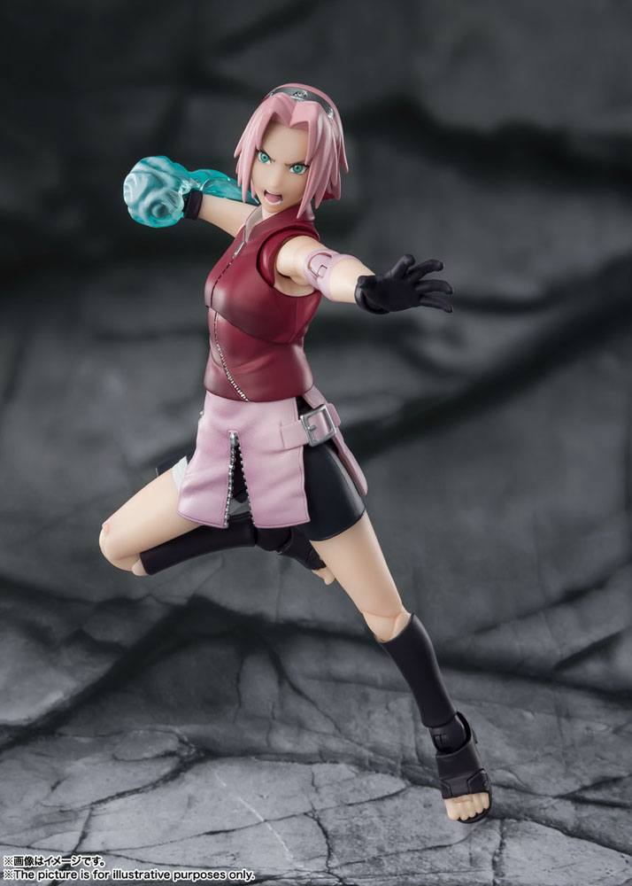 Naruto Shippuden Figura S.H. Figuarts Sakura Haruno -Inheritor of Tsunade's indominable will   TAMASHII NATIONS