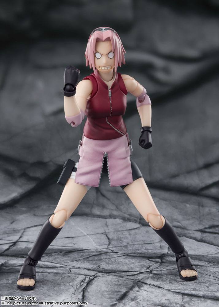 Naruto Shippuden Figura S.H. Figuarts Sakura Haruno -Inheritor of Tsunade's indominable will   TAMASHII NATIONS