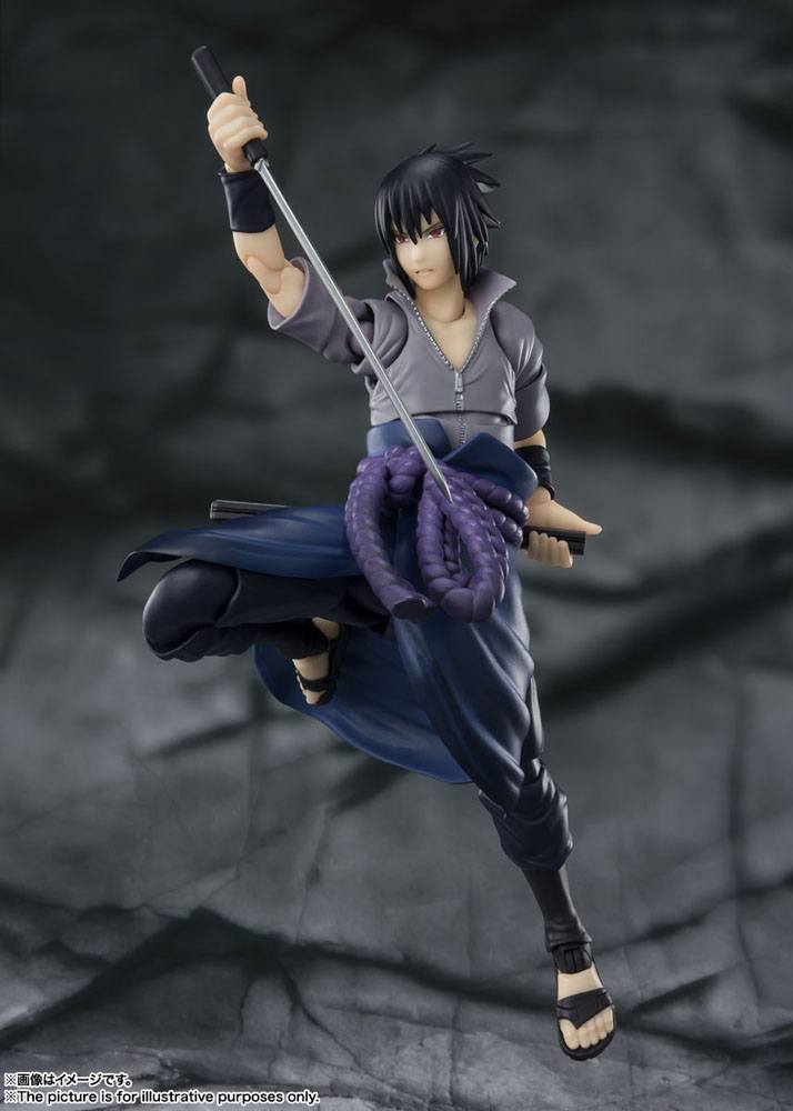 Naruto Shippuden Figura S.H. Figuarts Sasuke Uchiha -He who bears all Hatred- 15 cm   TAMASHII NATIONS