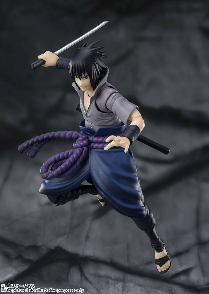 Naruto Shippuden Figura S.H. Figuarts Sasuke Uchiha -He who bears all Hatred- 15 cm   TAMASHII NATIONS