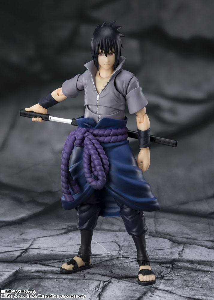 Naruto Shippuden Figura S.H. Figuarts Sasuke Uchiha -He who bears all Hatred- 15 cm   TAMASHII NATIONS