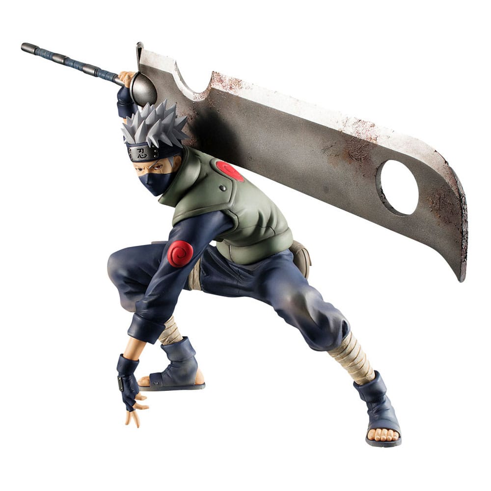 Naruto Shippuden Serie G.E.M. Estatua PVC 1/8 Kakashi Hatake Great Ninja War 15th Anniversary   Megahouse