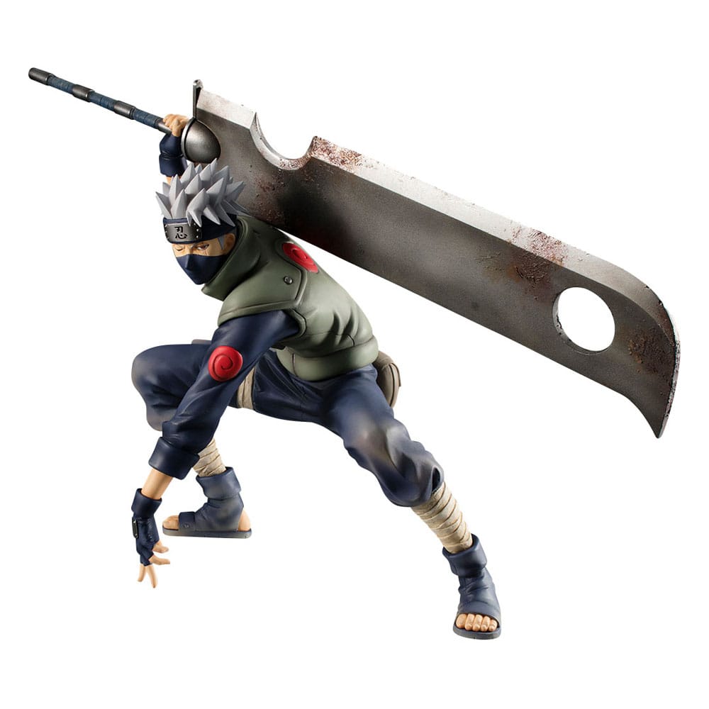 Naruto Shippuden Serie G.E.M. Estatua PVC 1/8 Kakashi Hatake Great Ninja War 15th Anniversary   Megahouse