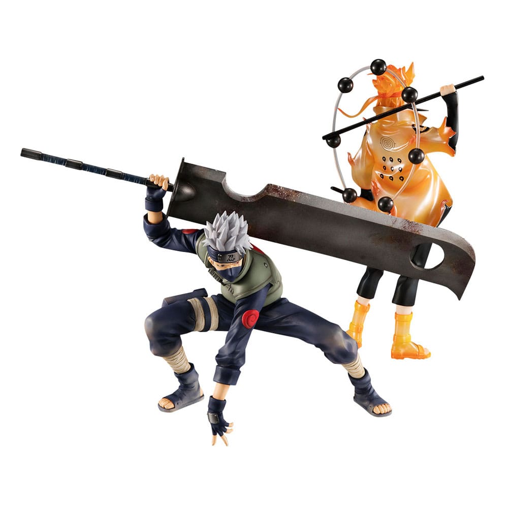 Naruto Shippuden Serie G.E.M. Estatua PVC 1/8 Kakashi Hatake Great Ninja War 15th Anniversary   Megahouse