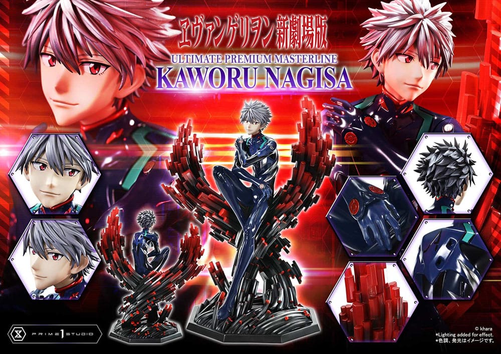 Neon Genesis Evangelion Estatua Ultimate Premium Masterline Series 1/4 Kaworu Nagisa Bonus Ver. 47 cm   Prime 1 Studio