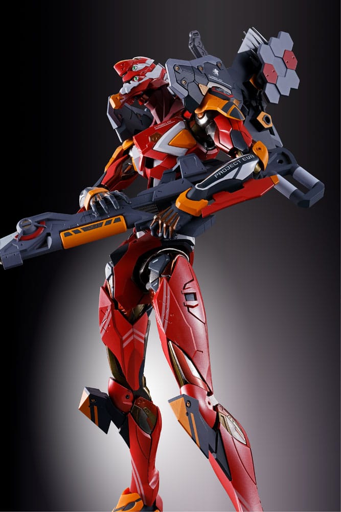 Neon Genesis Evangelion Figura Diecast Metal Build Eva Production Model-02 30th with the Spear of Cassius 22 cm   TAMASHII NATIONS