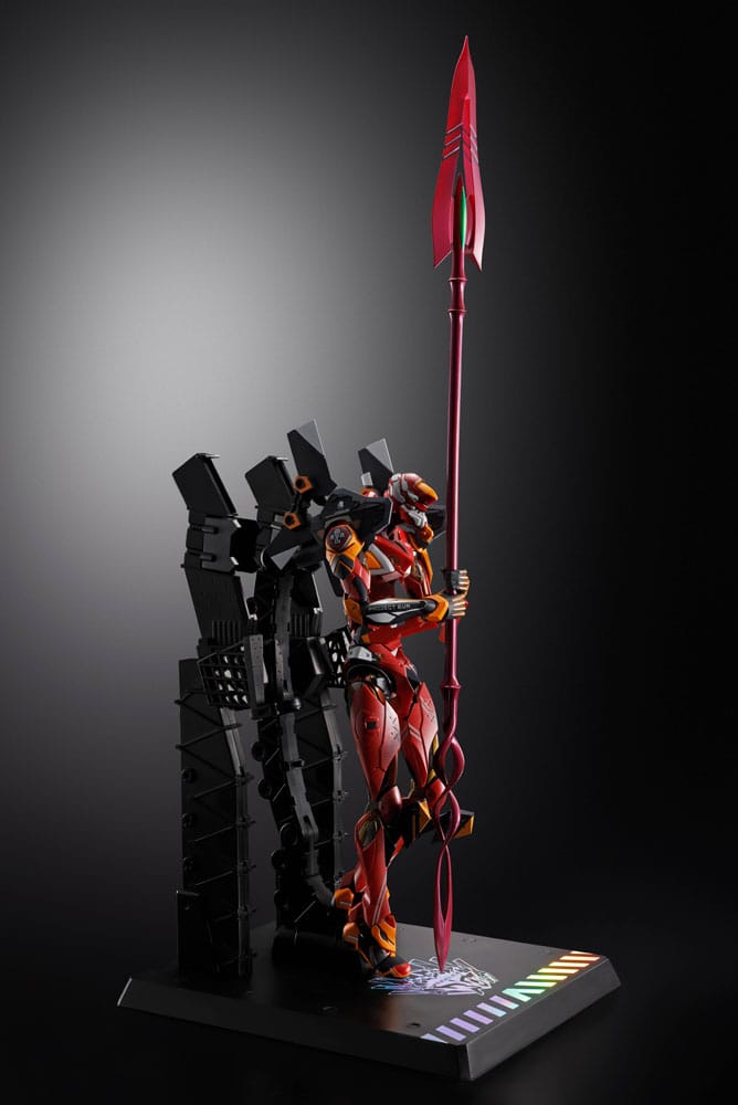 Neon Genesis Evangelion Figura Diecast Metal Build Eva Production Model-02 30th with the Spear of Cassius 22 cm   TAMASHII NATIONS