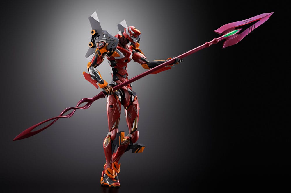Neon Genesis Evangelion Figura Diecast Metal Build Eva Production Model-02 30th with the Spear of Cassius 22 cm   TAMASHII NATIONS
