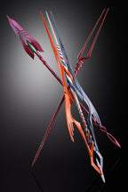 Neon Genesis Evangelion Figura Diecast Metal Build Eva Production Model-02 30th with the Spear of Cassius 22 cm   TAMASHII NATIONS