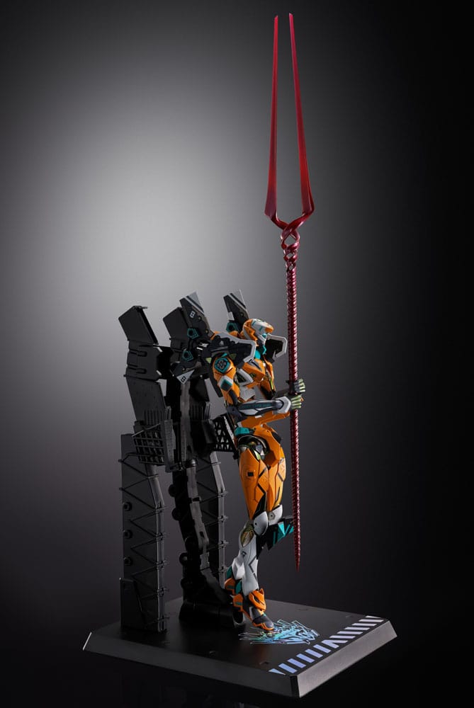 Neon Genesis Evangelion Figura Diecast Metal Build Eva Test Type-00/00 30th with the Spear of Longinus 22 cm   TAMASHII NATIONS