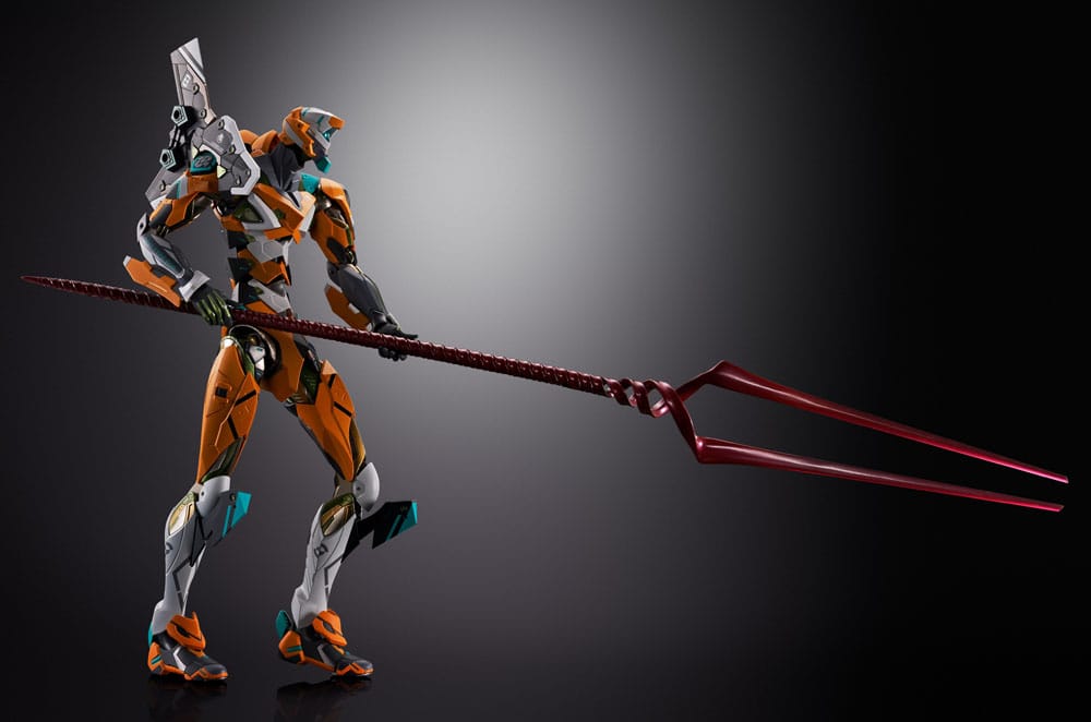 Neon Genesis Evangelion Figura Diecast Metal Build Eva Test Type-00/00 30th with the Spear of Longinus 22 cm   TAMASHII NATIONS