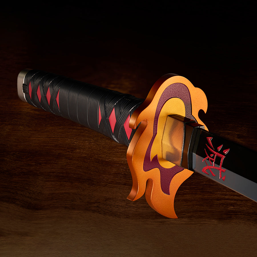 Nichirin Espada Kamado Tanjiro KYOJURO RENGOKUS SWORD GUARD REPLICA DEMON SLAYER: KIMETSU NO YAIBA   TAMASHII NATIONS