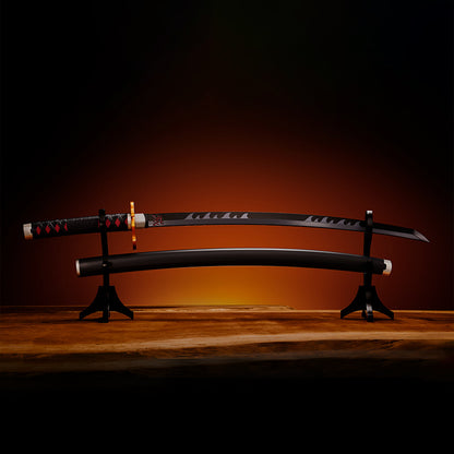 Nichirin Espada Kamado Tanjiro KYOJURO RENGOKUS SWORD GUARD REPLICA DEMON SLAYER: KIMETSU NO YAIBA   TAMASHII NATIONS
