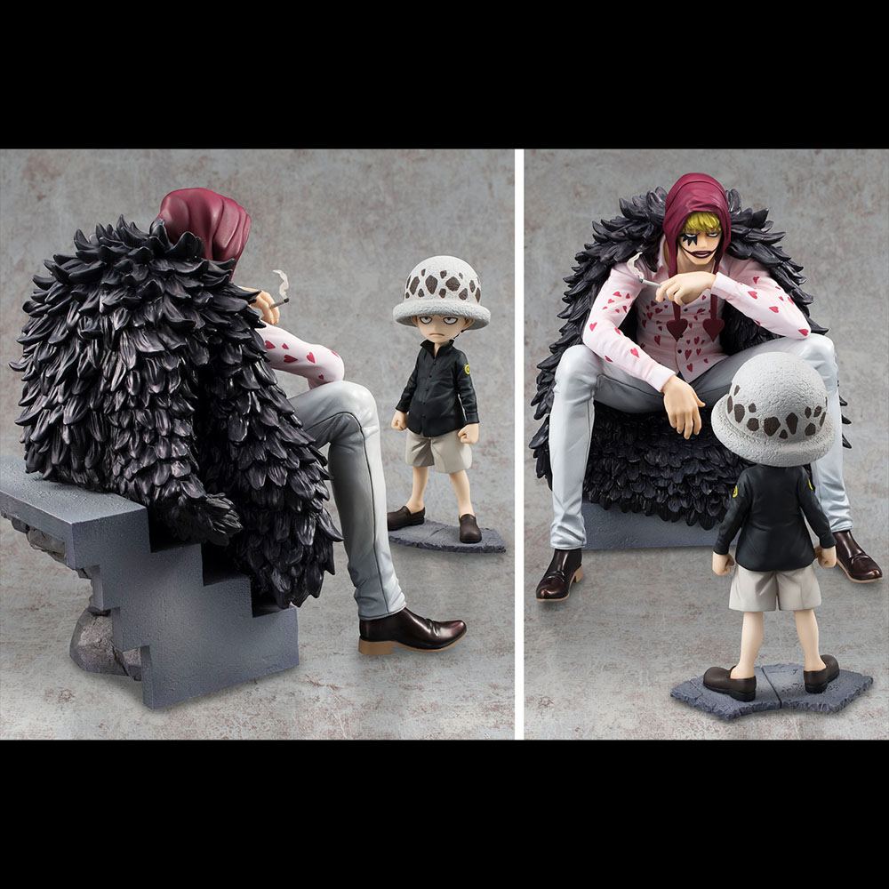 One Piece Estatua 1/8 Excellent Model Limited P.O.P. Corazon & Law Limited Edition 17 cm   Megahouse