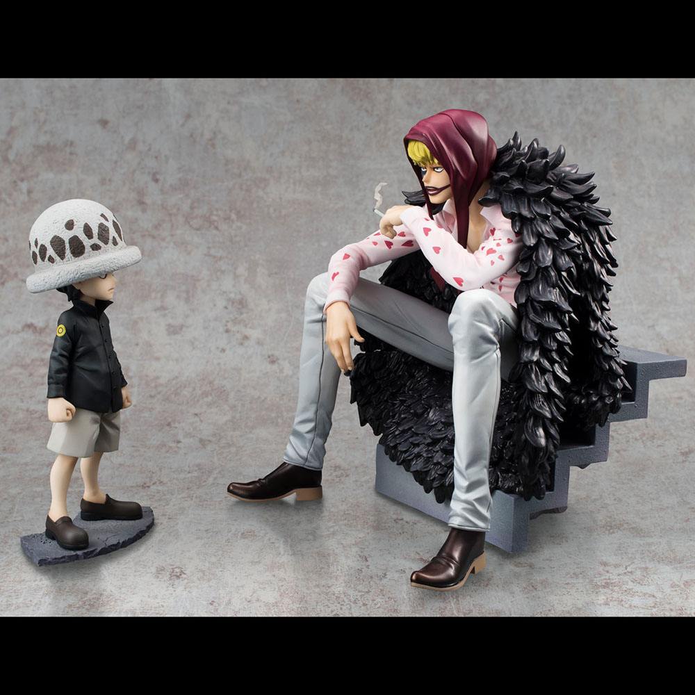 One Piece Estatua 1/8 Excellent Model Limited P.O.P. Corazon & Law Limited Edition 17 cm   Megahouse