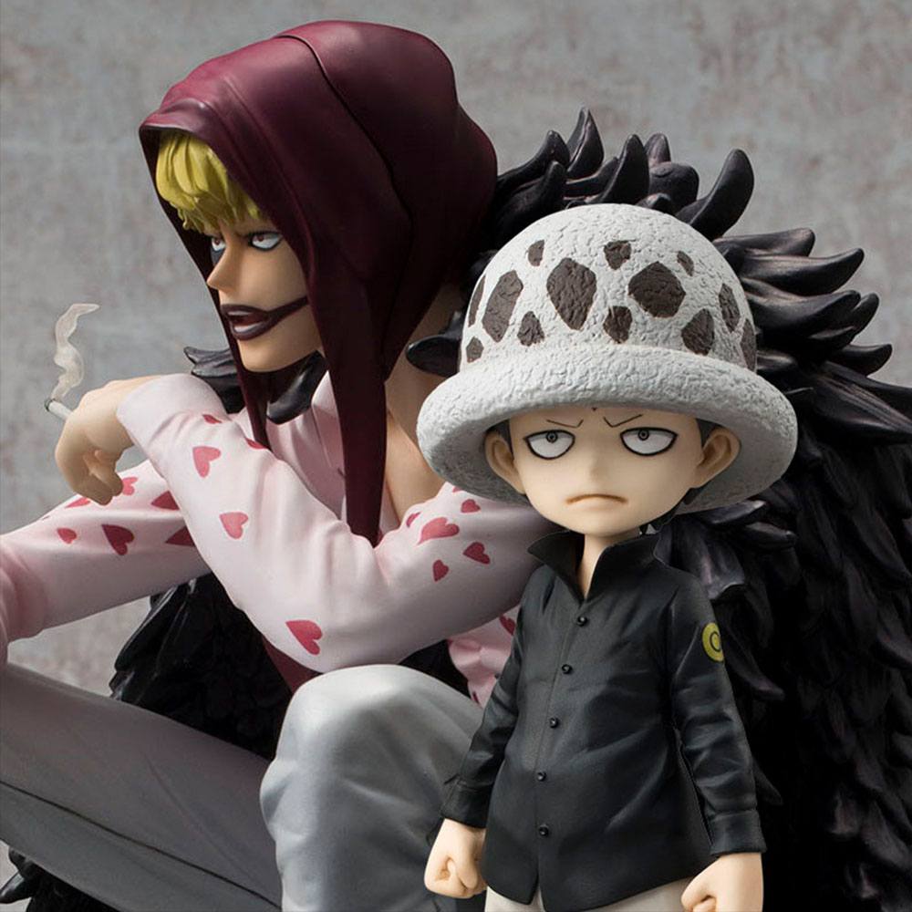 One Piece Estatua 1/8 Excellent Model Limited P.O.P. Corazon & Law Limited Edition 17 cm   Megahouse